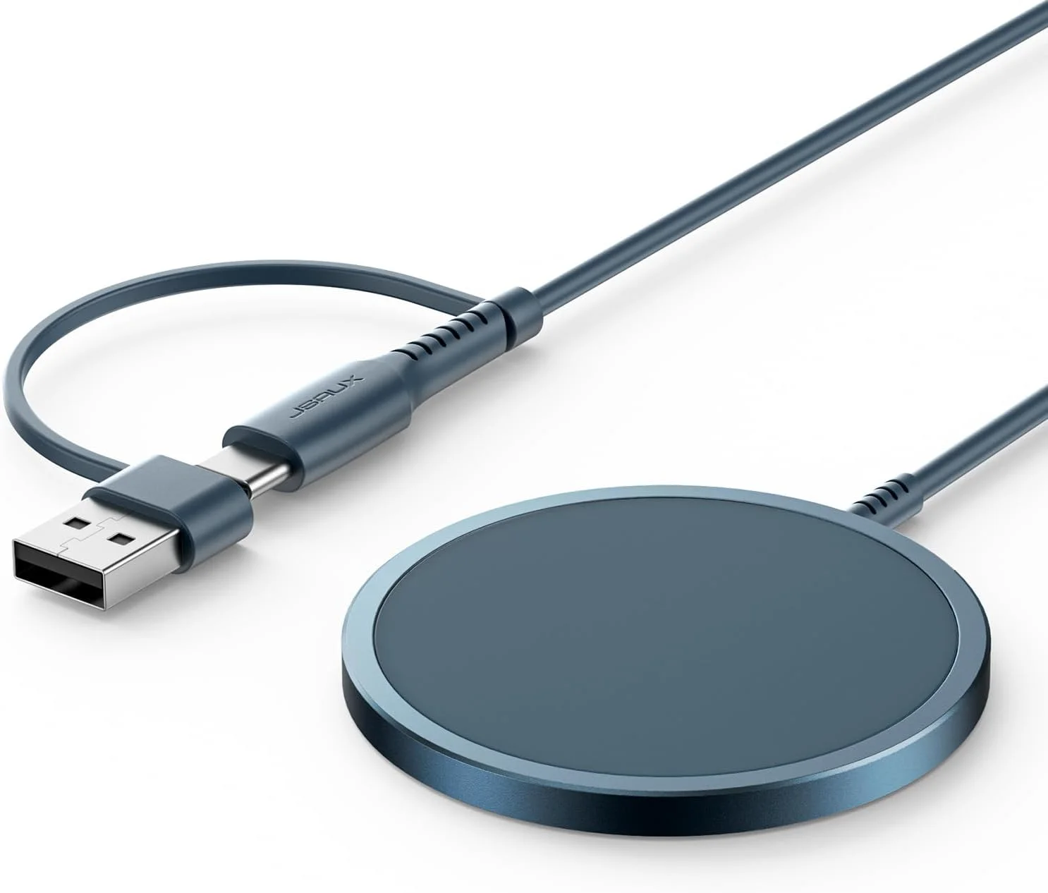 MagSafe Ladegerät 15W – Induktive Ladestation, Blau